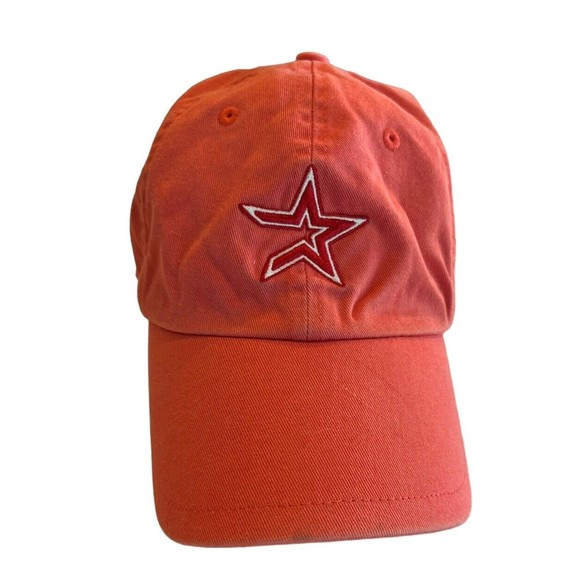 Houston Astros MLB playoff Nike light Pink Cap Hat Open Star Logo.  Adjustable. - Picture 1 of 5